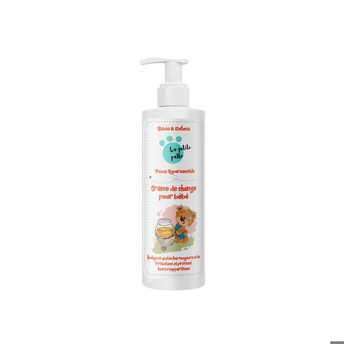 Crème de change pour bébé- LA PETITE PATTE - 100 ml - Répare les irritations - Haute tolérance - Mixte
