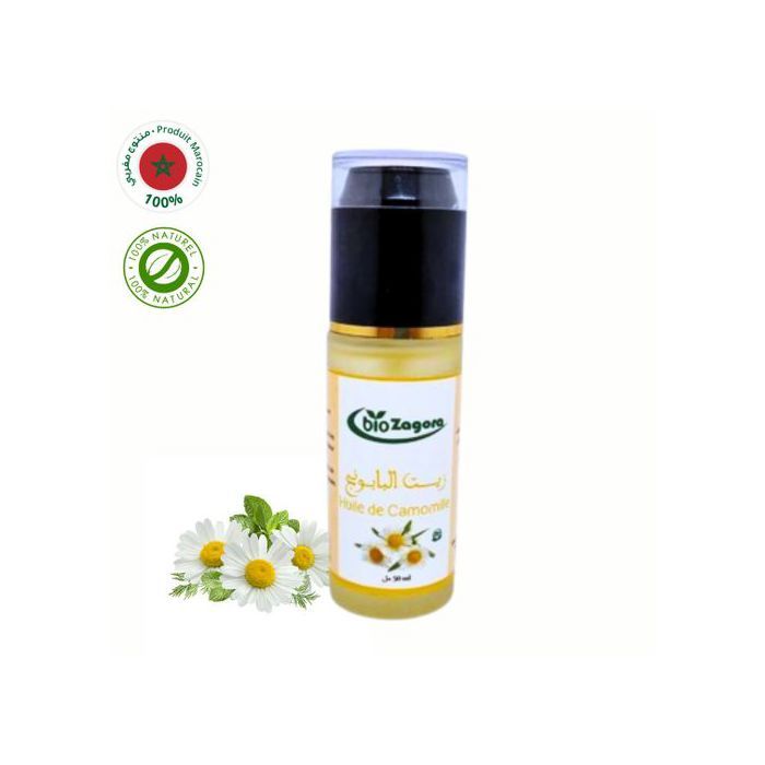 Huile de Camomille - bio Zagora - 50ml - Apaisante - Hydratante - Naturelle