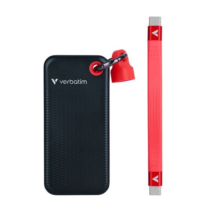 Verbatim Pocket SSD 1To (SSD NVMe Externe, USB 3.2 Gen 2, jusqu'à 1000 Mo/s de Lecture et d'écriture