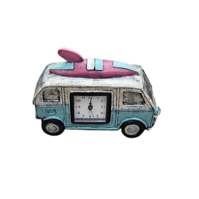 VAN HORLOGE  RESIN  DECORATIF 24X7X18CM