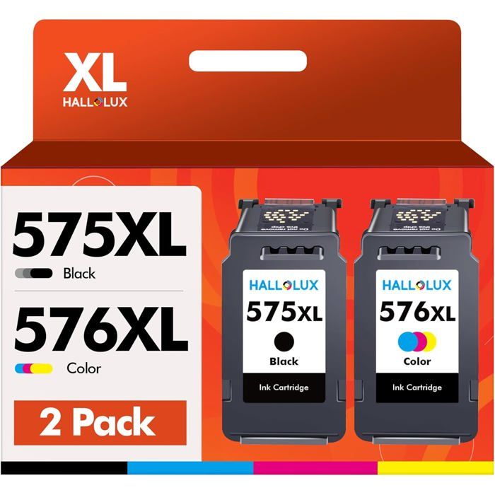 PG-575XL CL-576XL Ersättningspatron för Canon 575 och 576 575XL 576XL för Canon PIXMA TS3550i TS3551i TS3750i TR4750i TR4751i