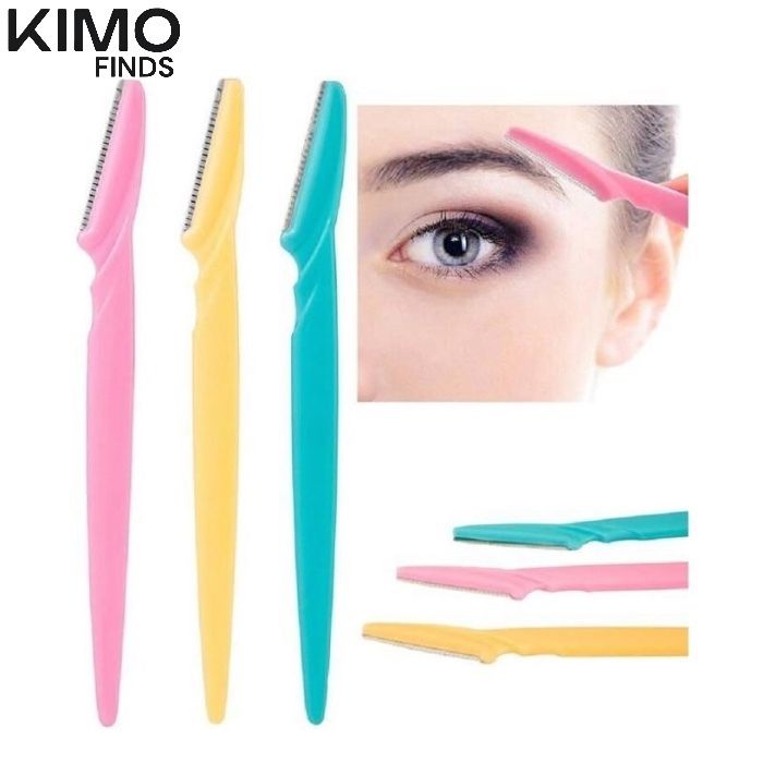 Rasoir à Sourcils - GENERIC - Épilateur Portable - 3pcs - Lames en Acier Inoxydable - Poignée Ergonomique