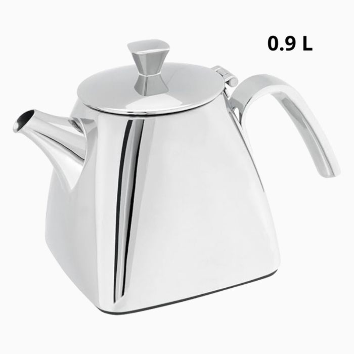 Théière en inox carrée 0.9L