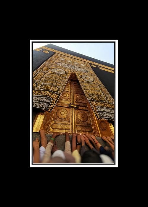 Cadre Photo - Décoration murale - La Porte de Mecca - Noir - 61x91 cm - Mixte