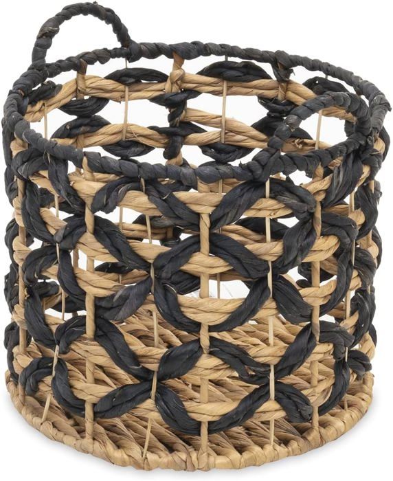 Panier en Jacinthe d'Eau Naturelle Sazy Catherine, Taille M