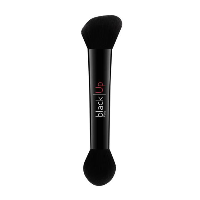 Pinceau Contouring - BLACK UP - Modèle Crème - Fibres Synthétiques - Application Facile - Couleur Noir