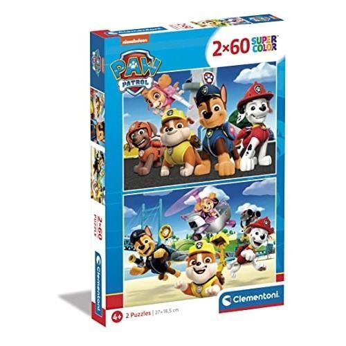 CLEMENTONI- PAW PATROL SUPERCOLOR PAT'PATROUILLE-2X60 ENFANTS 4 ANS, B