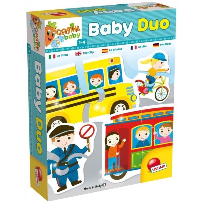 LISCIANI GIOCHI Puzzle Baby duo la ville