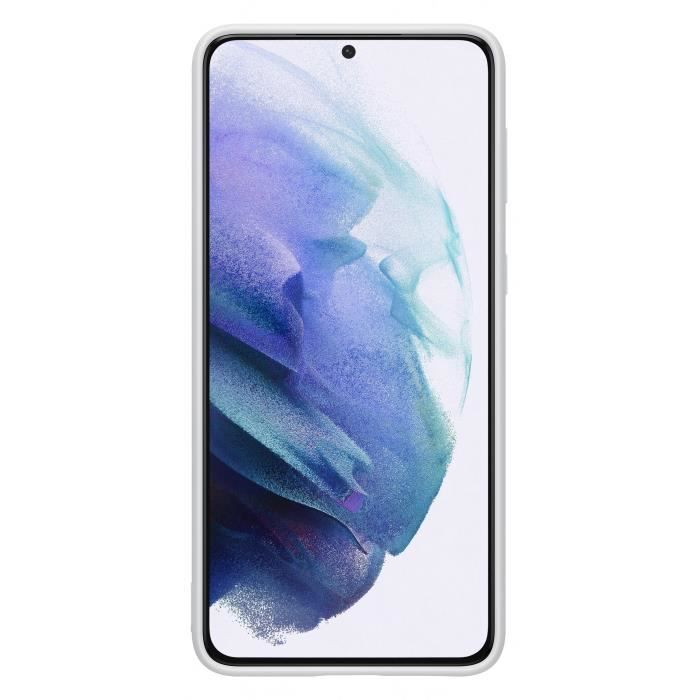 Silicone Cover S21 Plus Gris Clair