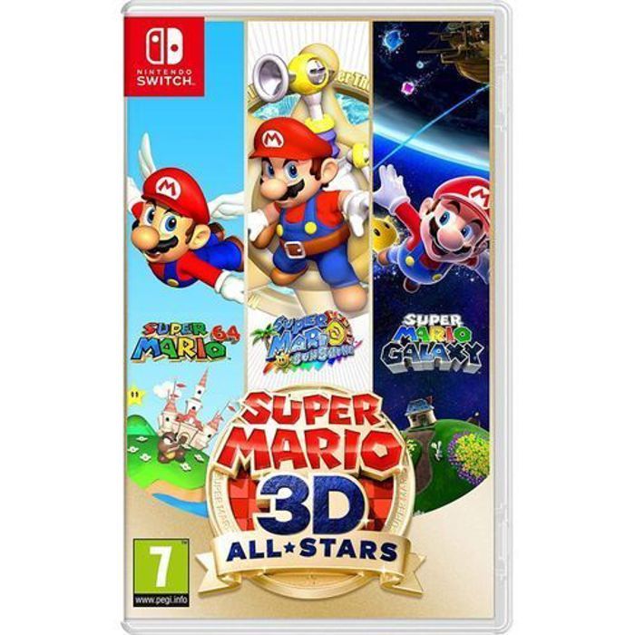 Jeu vidéo - Nintendo - Super Mario 3D All Stars - Multicolore - Multi-plateforme - 3 aventures 3D