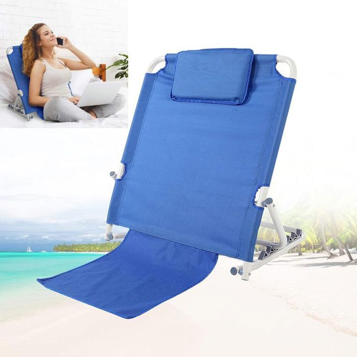 Chaise de sol réglable pour la maison et le bureau avec support dorsal de 30° à 80°