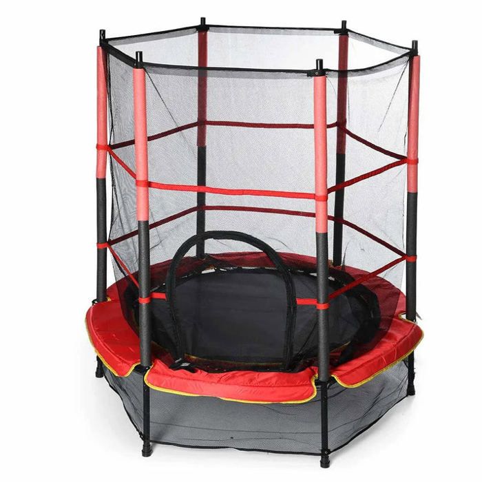 Trampoline d'intérieur - Non spécifié - Modèle non spécifié - Rouge et Noir - 2-6 ans - Charge 50KG