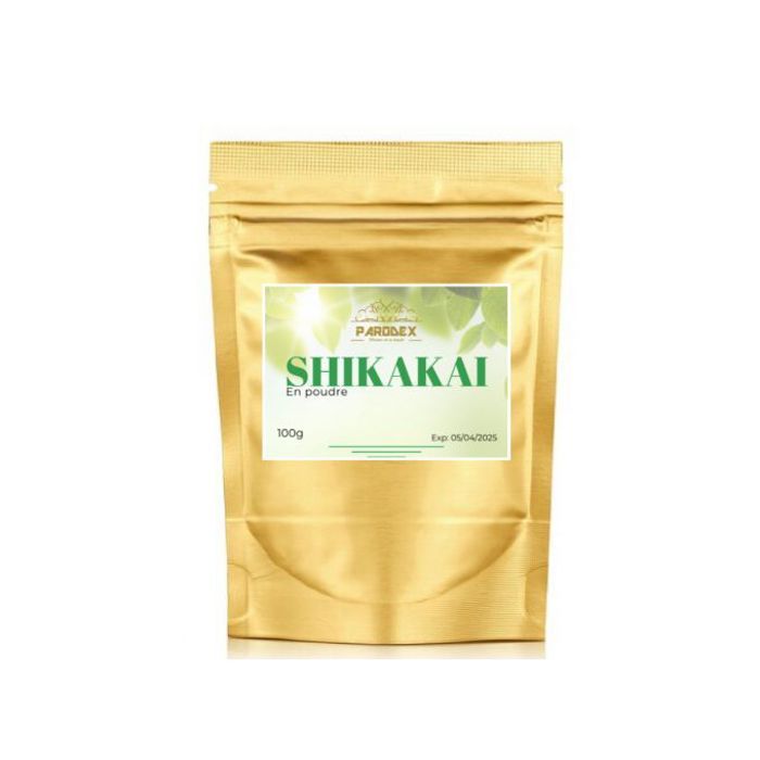 Parodex SHIKAKAÏ EN POUDRE SHAMPOING NATUREL, SOIN CAPILLAIRE, POUSSE DE CHEVEUX.