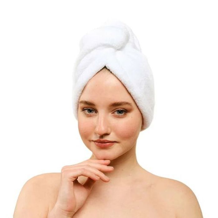 Serviette sèche-cheveux - Non spécifié - Débarbouillette - Séchage rapide - Confortable - Femme