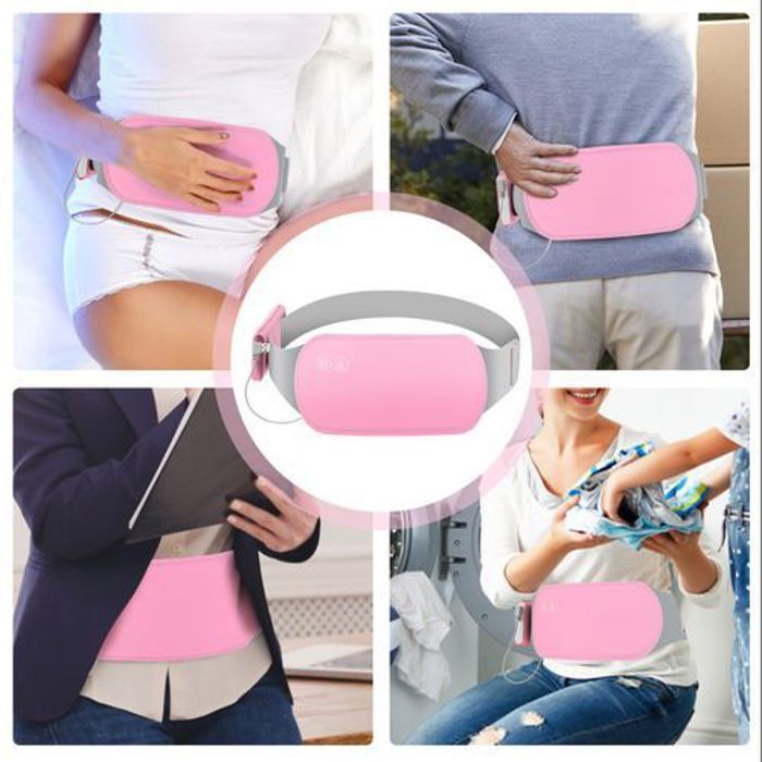 Ceinture pour chauffante électrique soulage la douleur menstruelle les