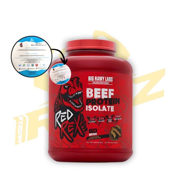 BIG RAMY LABS  BEEF PROTEIN ISOLATE-CHOCOLAT PEANUT BUTTER
