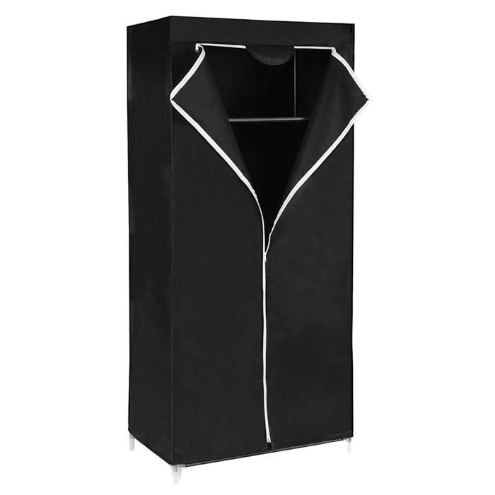 Portant acier + tissu 58x43x149 cm MUNC139
