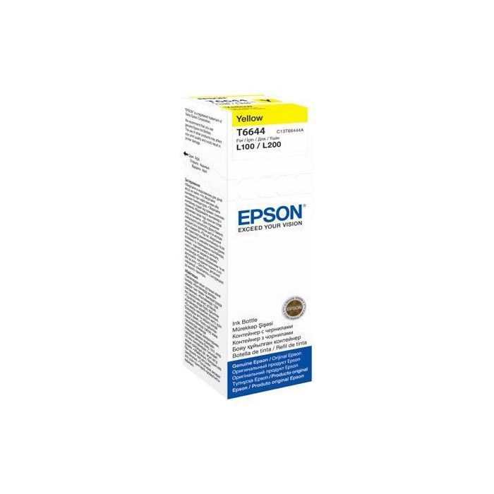 Cartouche jet d'encre EPSON T6644 - Jaune - 70 ml - Pack de 1