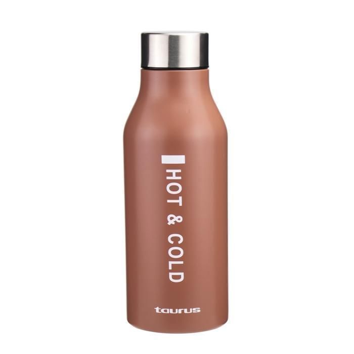 Bouteille Isotherme - Thermos - Acier Inoxydable - 500ml - Double paroi isolée - Orange