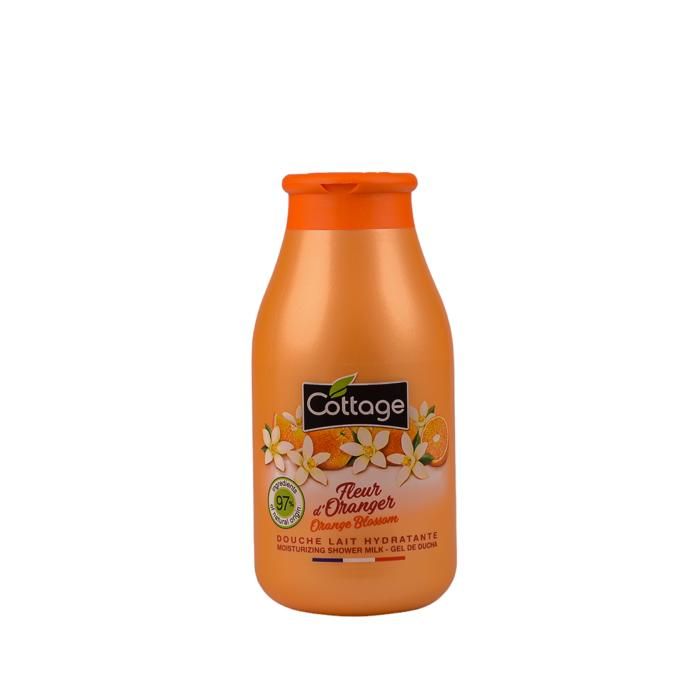 Gel douche - COTTAGE - Lait Hydratant Fleur d'Oranger - Sans Parabène - Flacon 2 - Mixte
