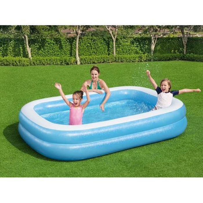 Piscine Gonflable - BESTWAY - Grande Piscine Familiale - 262 x 175 x 51 cm - Vinyle - 778 Litres