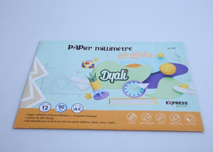 Papier Milimètre - GENERIC - XJ-7587 - 90g - 12F - Blanc