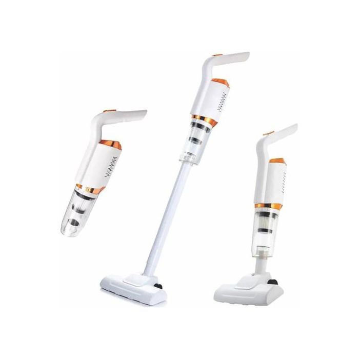 Aspirateur sans fil rechargeable 3-en-1 – Puissant, léger et portable pour maison et voiture