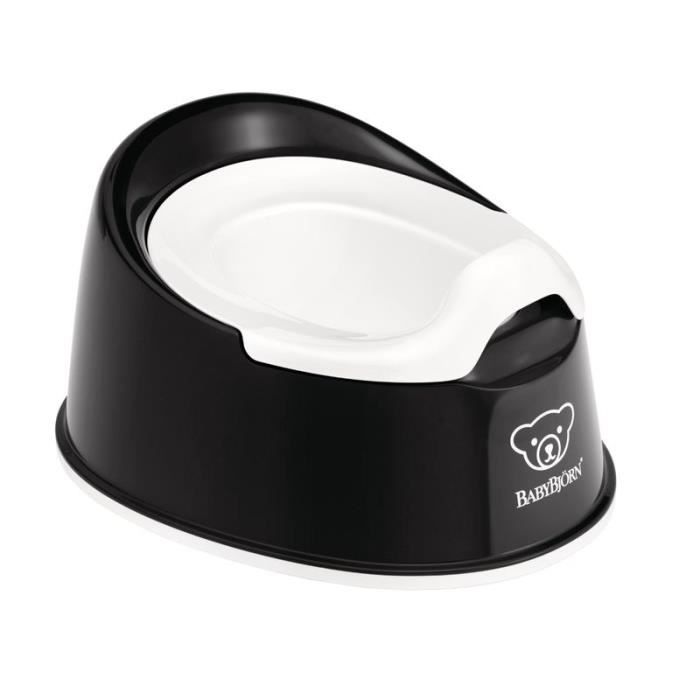 Smart Potta - BABYBJORN - Svart/Vit - Praktisk liten potta - Designad i Sverige