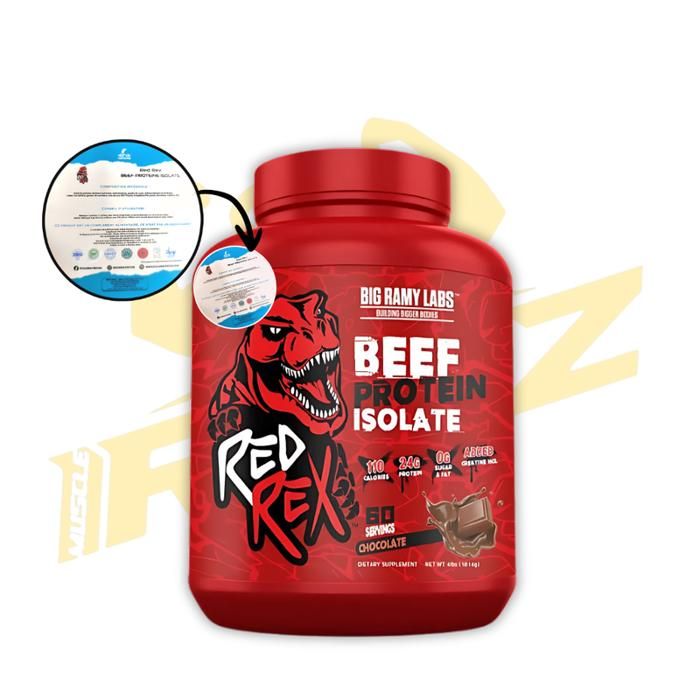 BIG RAMY LABS  BEEF PROTEIN ISOLATE-CHOCOLAT