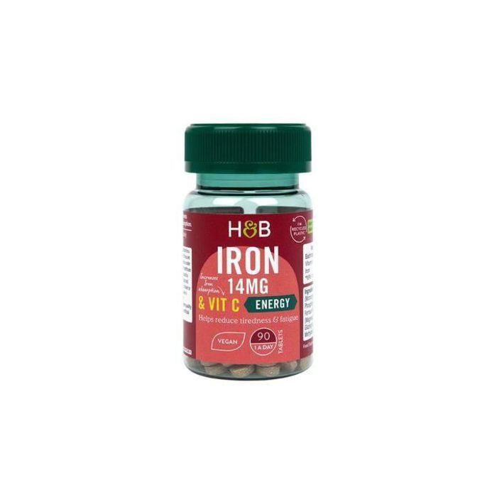 Iron & Vitamin C 14mg 90 Tablets