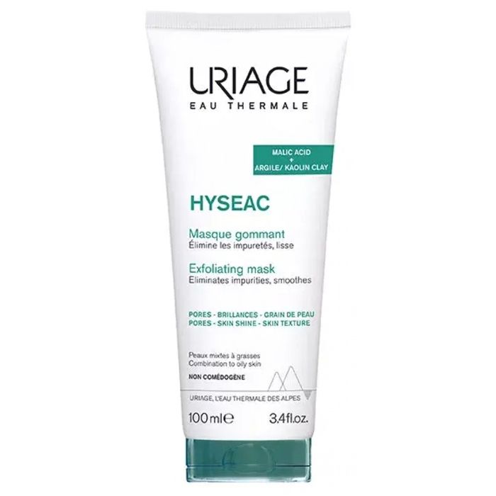 Soin exfoliant - URIAGE - Hyséac Masque Gommant - 100 ml - Peaux mixtes à grasses - Purifiant