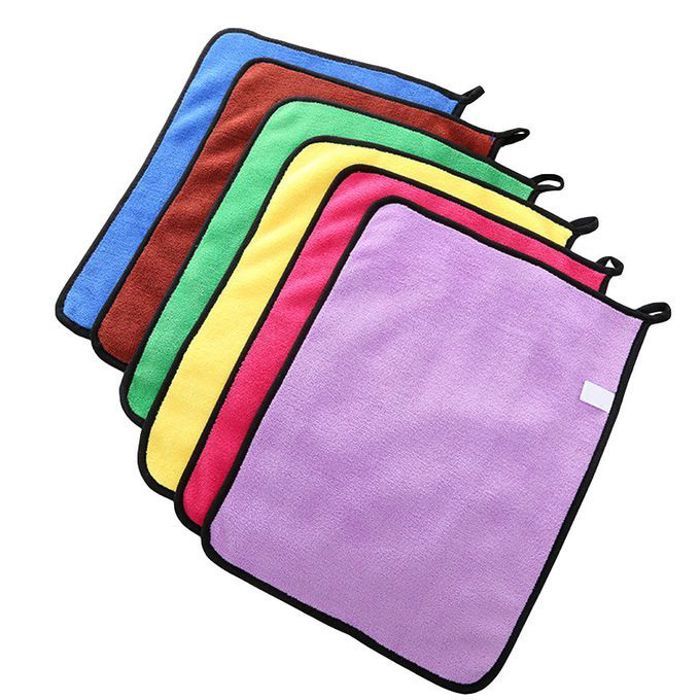 Serviette de nettoyage en Microfibre 6 pcs 50/75