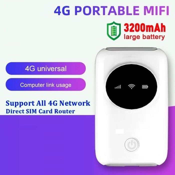 Mini Routeur 4G LTE 5G Portable WiFi Hot Pots porte Carte Sim Ecran Lcd
