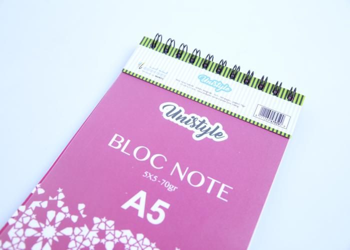 Bloc Note - IMPRIMERIE MODERNE - A5 - 160 Pages - 70g - Polyvalent