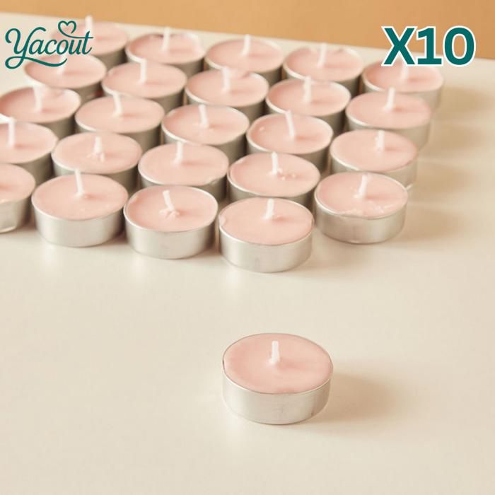 Bougies parfumées - Relaxant - Lot de 10 - Multicolore - Qualité premium