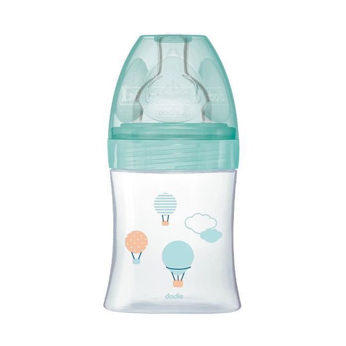 Biberon anti-colique DODIE Sensation+ Tortue 150ml - Plastique - Débit lent - Naissance