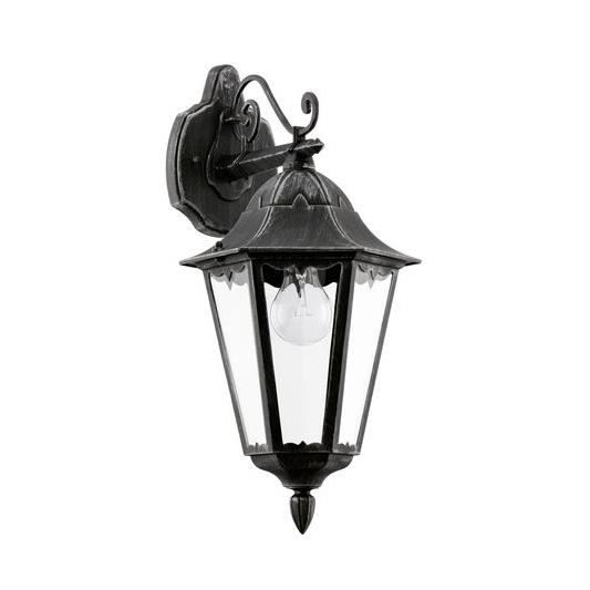 NAVEDO - Applique d'extérieur Descendante Métal Noir H47,5cm