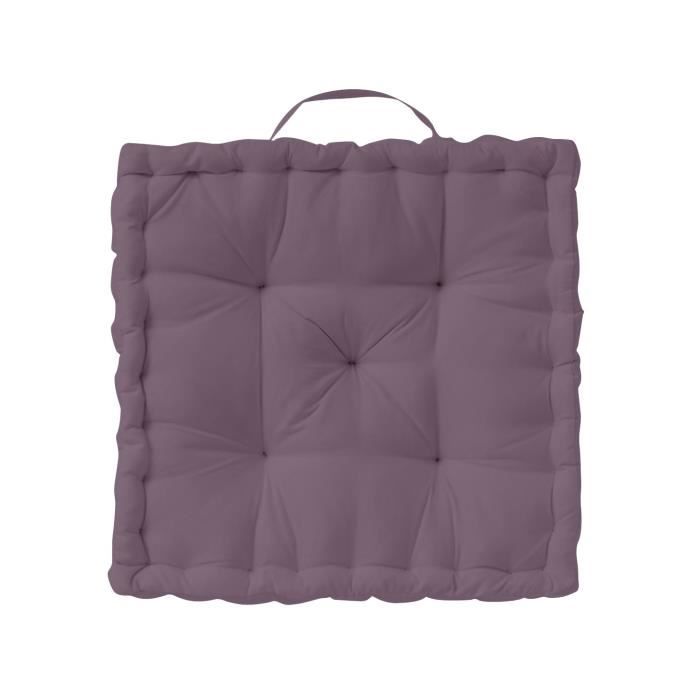 TODAY Coussin de sol Coton - 50 x 50 x 12 cm - Couleur Aléatoire