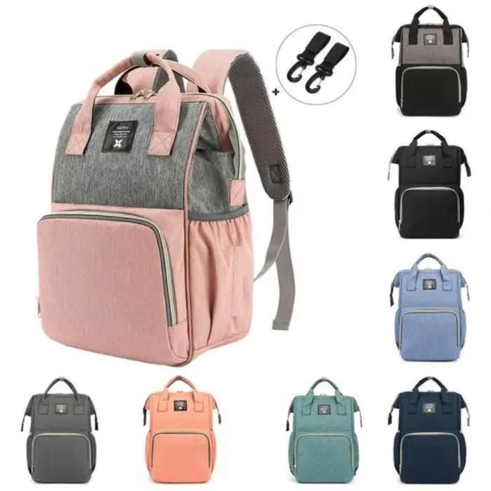 Sac à dos pour bébé grande capacité multiple pockets,sac à langer multifonctions(Couleur aléatoire)