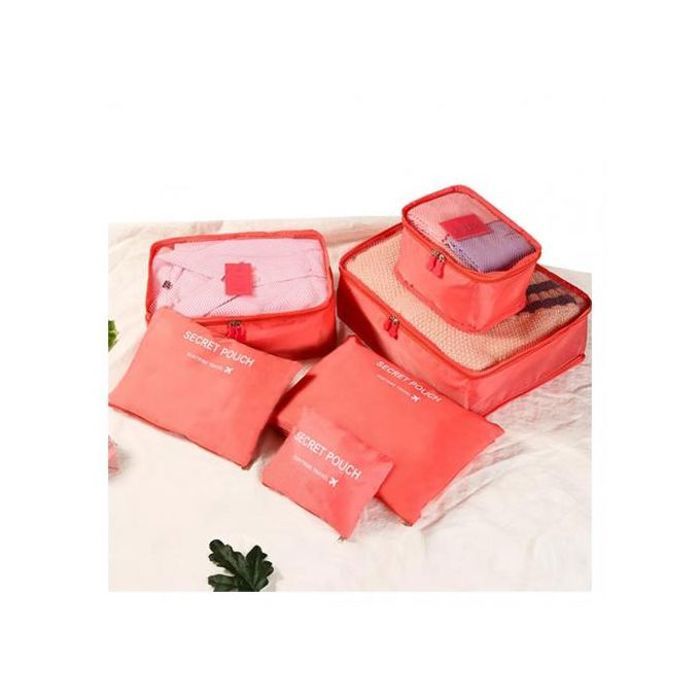 Organiseur de Valise - GENERIC - Pack de 6 pièces - Polyester - Résistant à l'eau - Compact