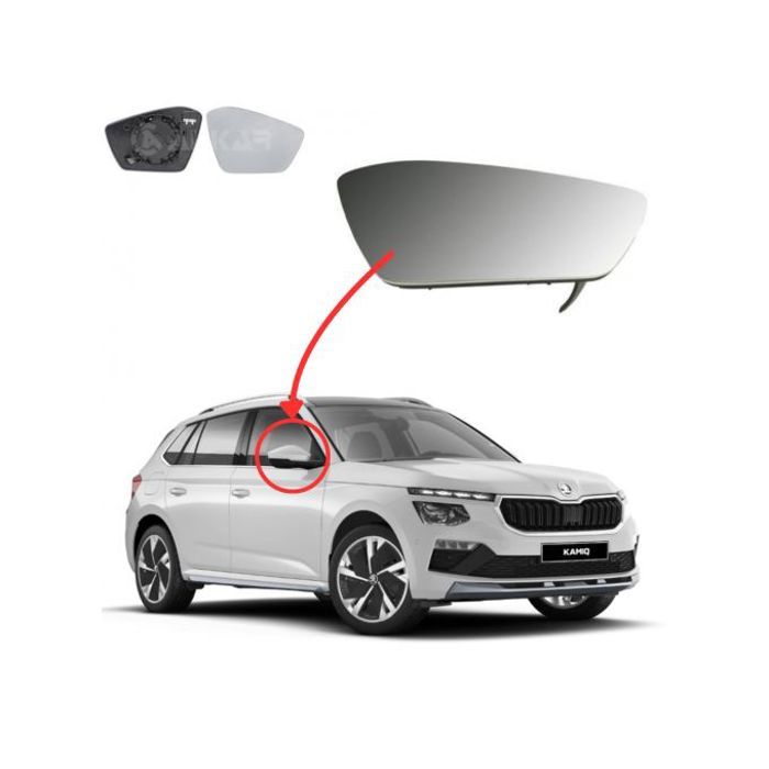 Verre Retroviseur Droit Skoda Kamiq
