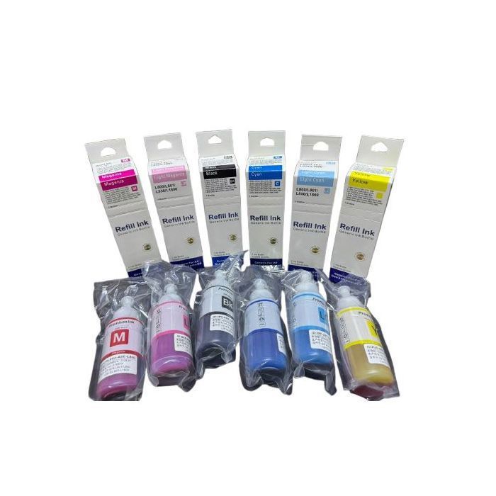 Multipack Compatible avec Epson 673 Cartouche d'encre pour Epson EcoTank L800, L805, L810, L850, L1800