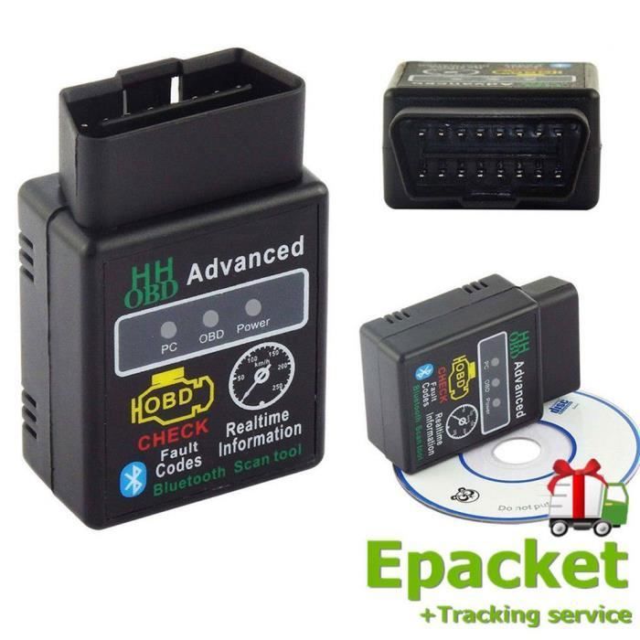 Outil de Diagnostic de voiture - ELM327 - V2.1 - Bluetooth - Universel - HH OBD 2 Advanced