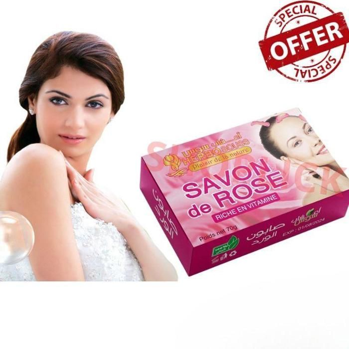 Pieces de Rose - douceur et respecte les fonctions de la peau 70g