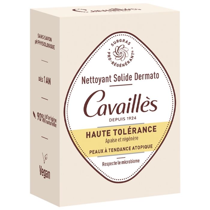 Nettoyant - Cavaillès - Dermo UHT - 100g - Vegan - Peaux sensibles
