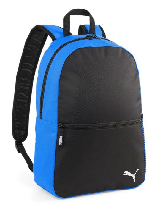 PUMA Sac à dos noir bleu pour femme et homme - TeamGoal Backpack Core Ignite Blue - Puma Black 252709