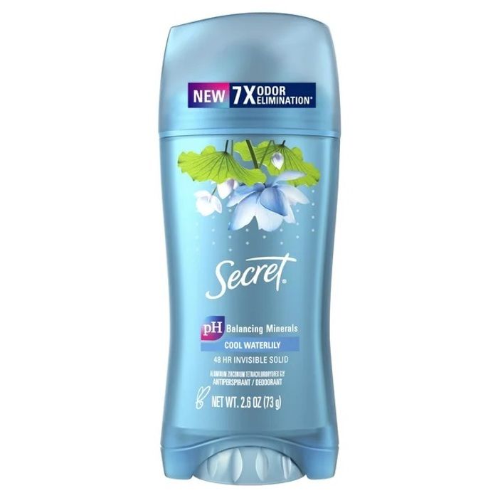 Déodorant - SECRET - Gel transparent - 48 heures - Non parfumé - 73 g