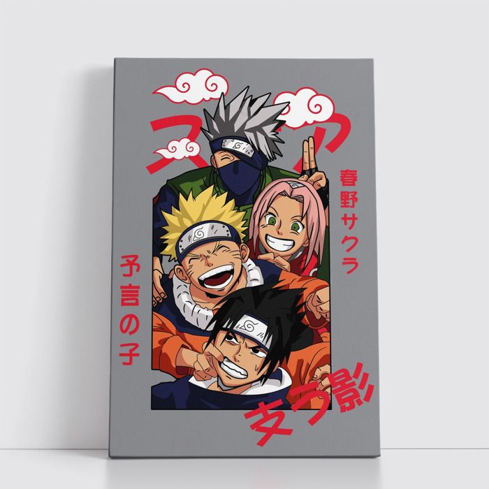 Tableau decoratif sur Toile 25x40 cm Anime attack on titan - one piece - Naruto - death note - Jujutsu Kaisen - Spy x Family 860