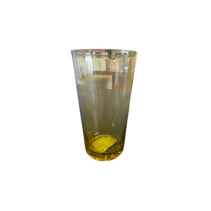 VASE EN VERRE FUME NOIR 15,5H CM