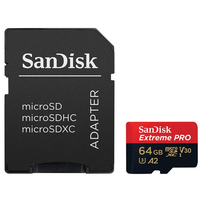 Carte Mémoire - SanDisk - Extreme Pro - 64Go - microSDXC - 200MB/s
